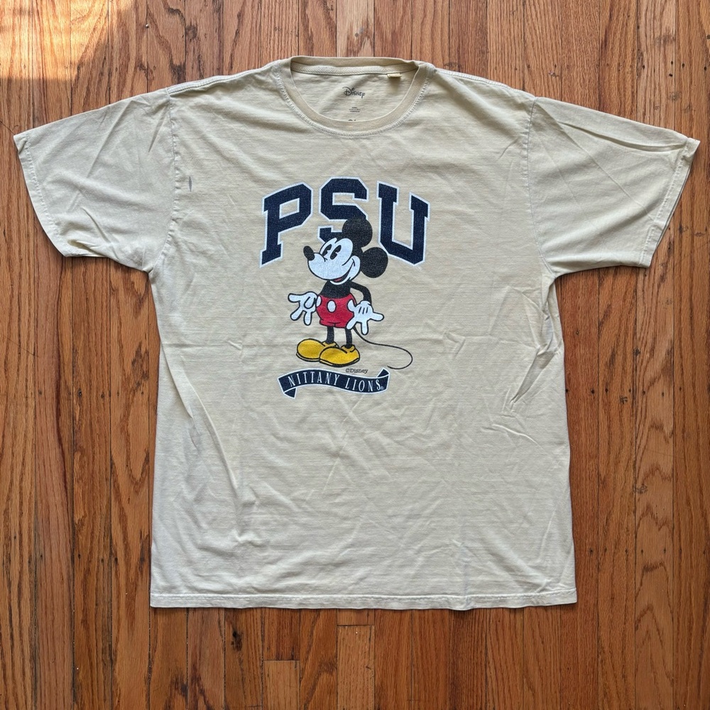 Vintage Walt Disney Mickey Mouse PSU Nittany Lions T-Shirt